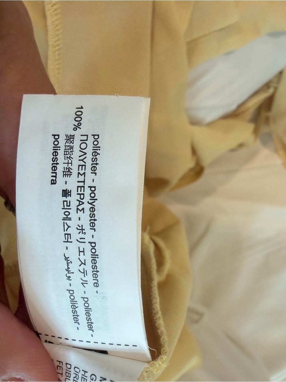 Light Yellow Ruffled Halter Top - Picture 5 of 5